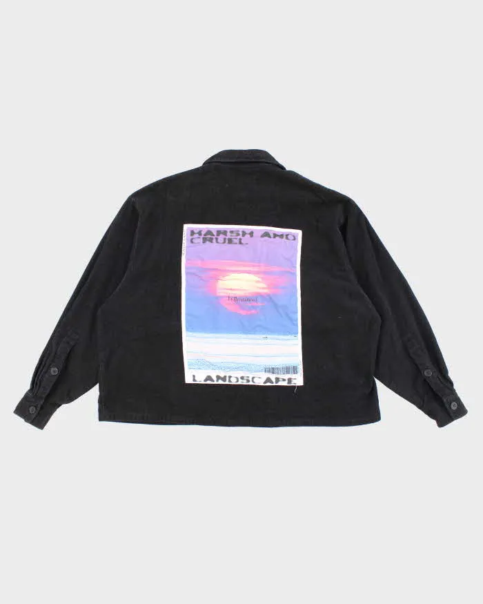 Vintage Harsh and Cruel Cropped Button Up Corduroy Shirt - L sold by Rokit product image thumbnail 2