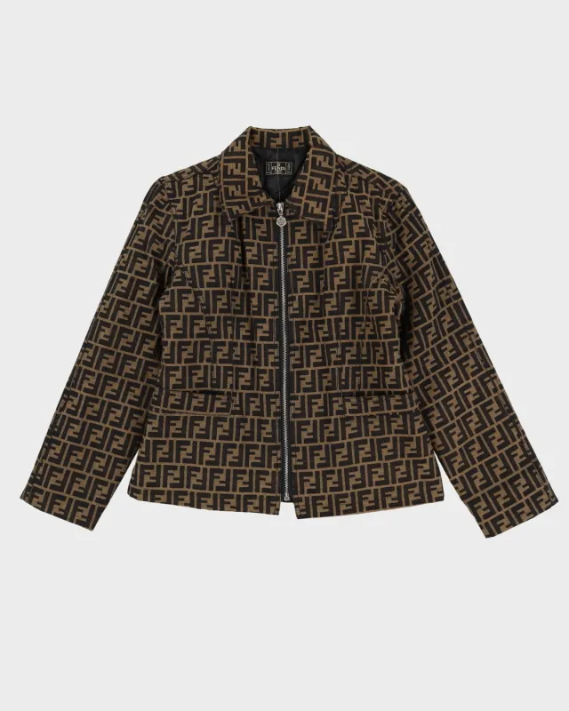 Fendi Logo Patterned Jacket - XS sold by Rokit