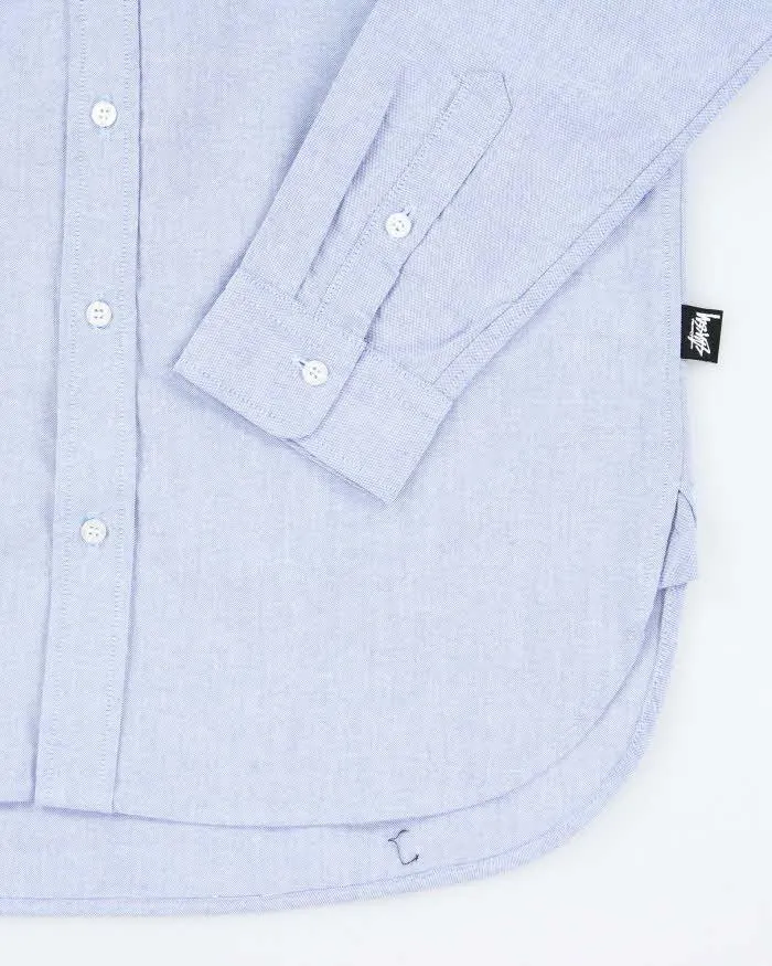 Stussy Deadstock Blue Long Sleeve Shirt - L sold by Rokit product image thumbnail 3