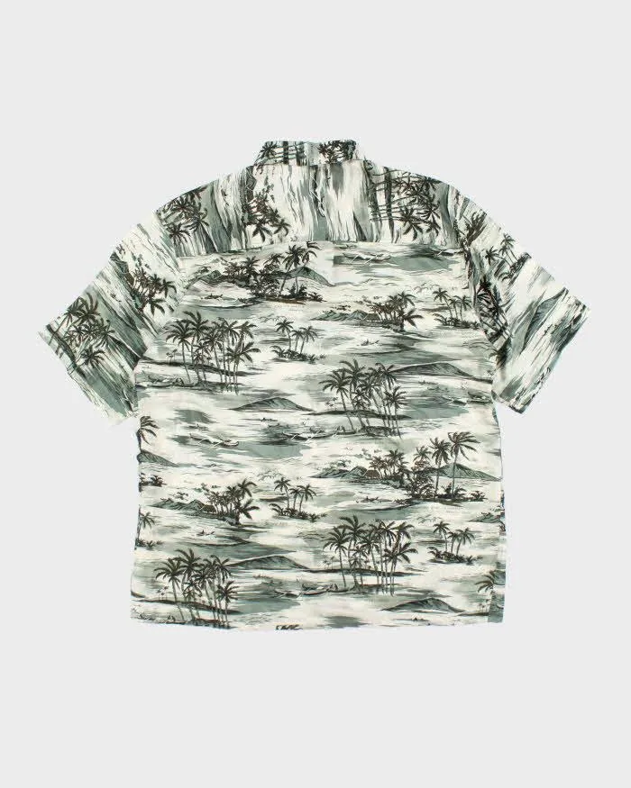 Vintage Montage Tropics Silk Hawaiian Shirt - M sold by Rokit product image thumbnail 2