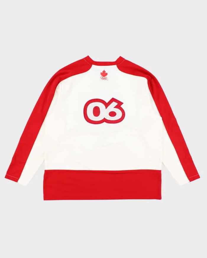 Vintage 90's Canadian International Olympic Hockey Jersey - XL sold by Rokit product image thumbnail 2