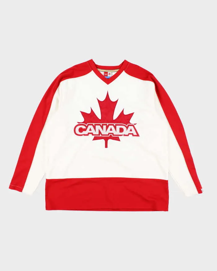 Vintage 90's Canadian International Olympic Hockey Jersey - XL sold by Rokit