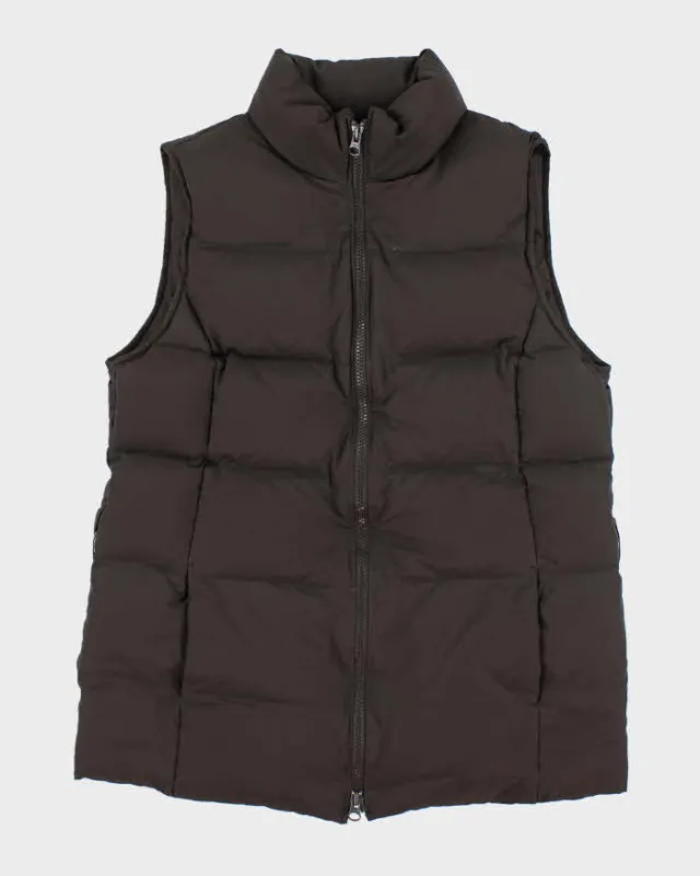 Vintage Gap Brown Puffer Gilet - M sold by Rokit