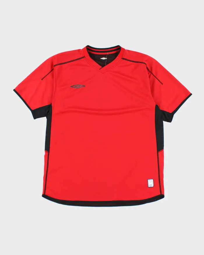 Vintage 2000's Umbro Reversible Lightweight Football Training Shirt - XL sold by Rokit