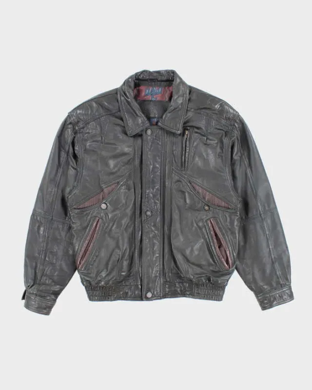 Vintage 80s Cricketeer Leather Jacket - XL sold by Rokit