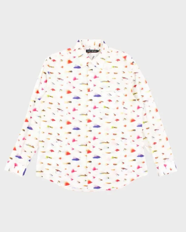 Issey Miyake Patterned Bug Long Sleeve Shirt - L sold by Rokit