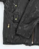 Vintage Black Leather Zip-Up Biker Jacket - L sold by Rokit
