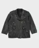 Vintage Black Leather Zip-Up Biker Jacket - L sold by Rokit