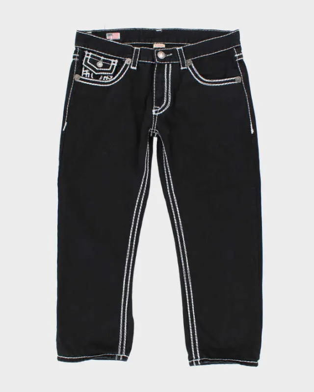 Vintage Y2K True Religion Contrast Stitch Straight Leg Jeans - W36 L26 sold by Rokit