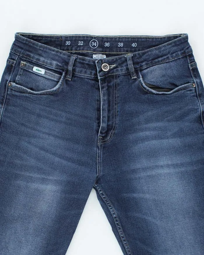 Vintage Y2K Lacoste Dark Wash Straight Leg Jeans - W32 L29 sold by Rokit product image thumbnail 2