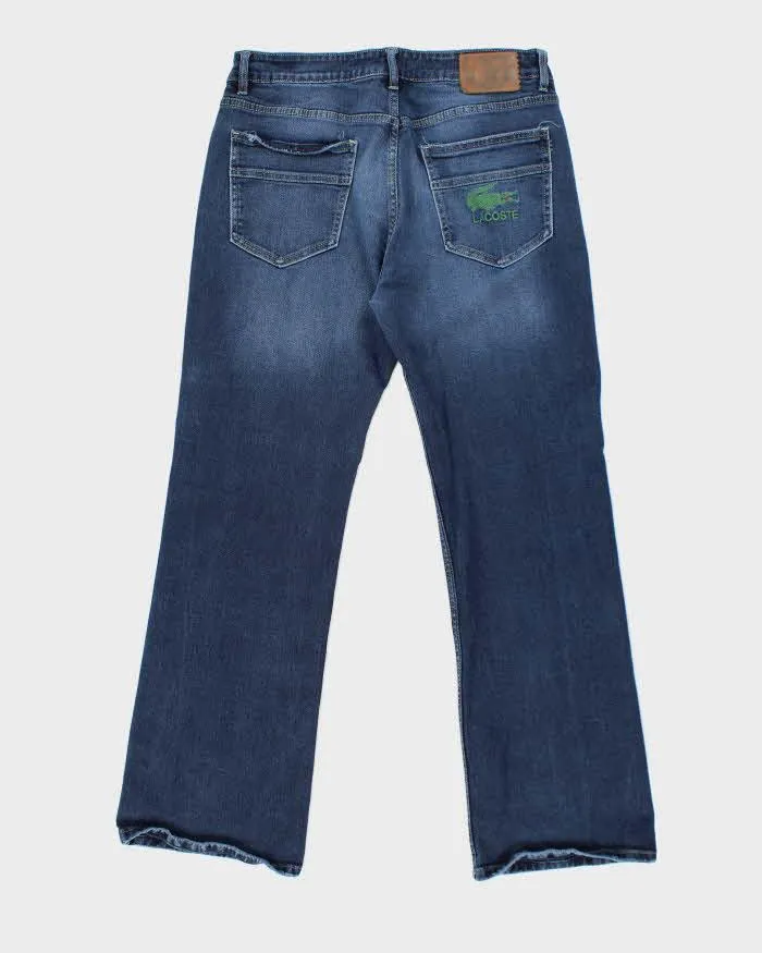 Vintage Y2K Lacoste Dark Wash Straight Leg Jeans - W32 L29 sold by Rokit