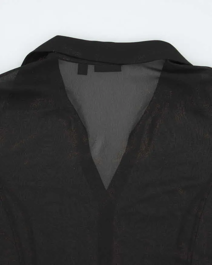 Vintage Y2k 00s Mexx Sparkly Mesh Blouse - M sold by Rokit product image thumbnail 5