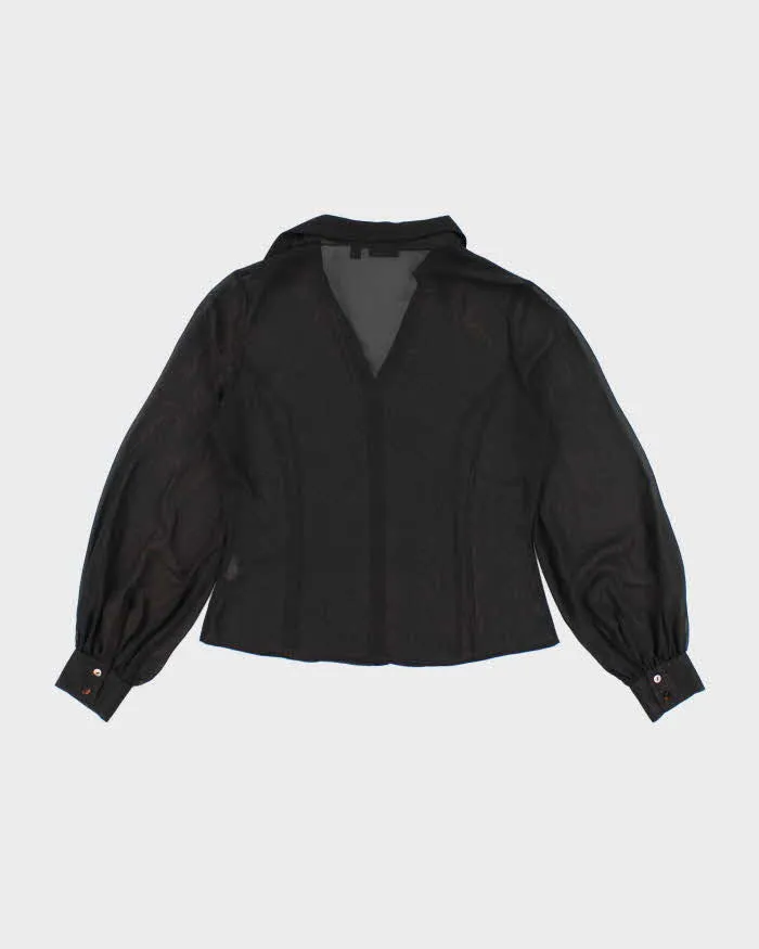 Vintage Y2k 00s Mexx Sparkly Mesh Blouse - M sold by Rokit product image thumbnail 2