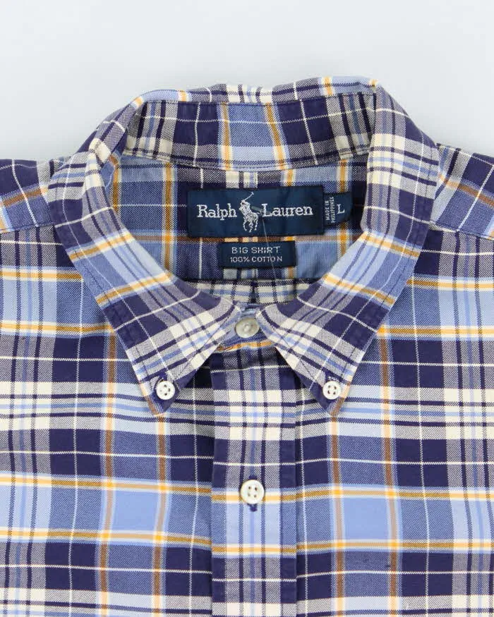 Vintage Y2K Ralph Lauren Heavyweight Button Up Flannel Shirt - XL sold by Rokit product image thumbnail 5