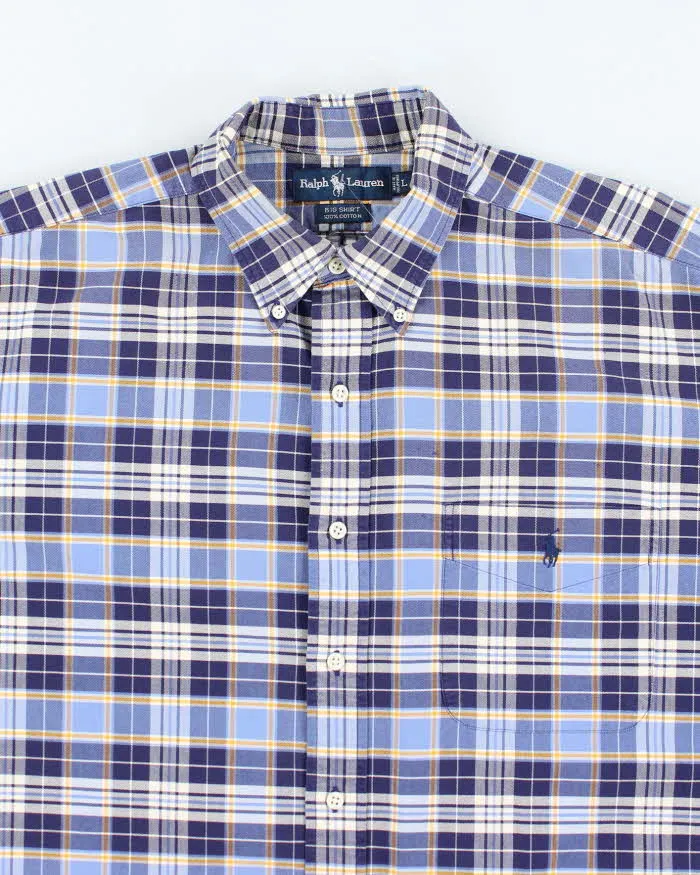 Vintage Y2K Ralph Lauren Heavyweight Button Up Flannel Shirt - XL sold by Rokit product image thumbnail 3
