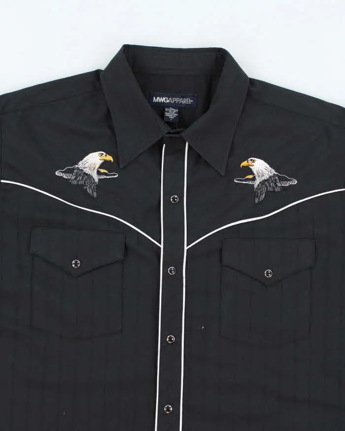 Vintage MWG Embroidered Western Shirt - L sold by Rokit product image thumbnail 3