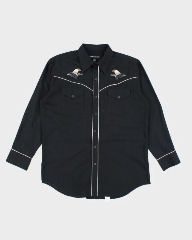 Vintage MWG Embroidered Western Shirt - L sold by Rokit