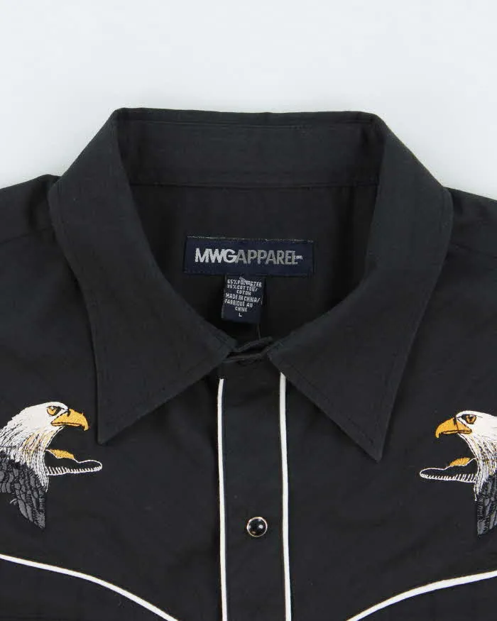 Vintage MWG Embroidered Western Shirt - L sold by Rokit product image thumbnail 5