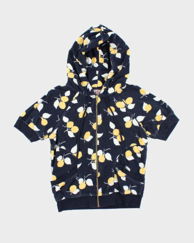 Vintage Y2k 00s Juicy Couture Towling Short Sleeve Hoodie - M sold by Rokit