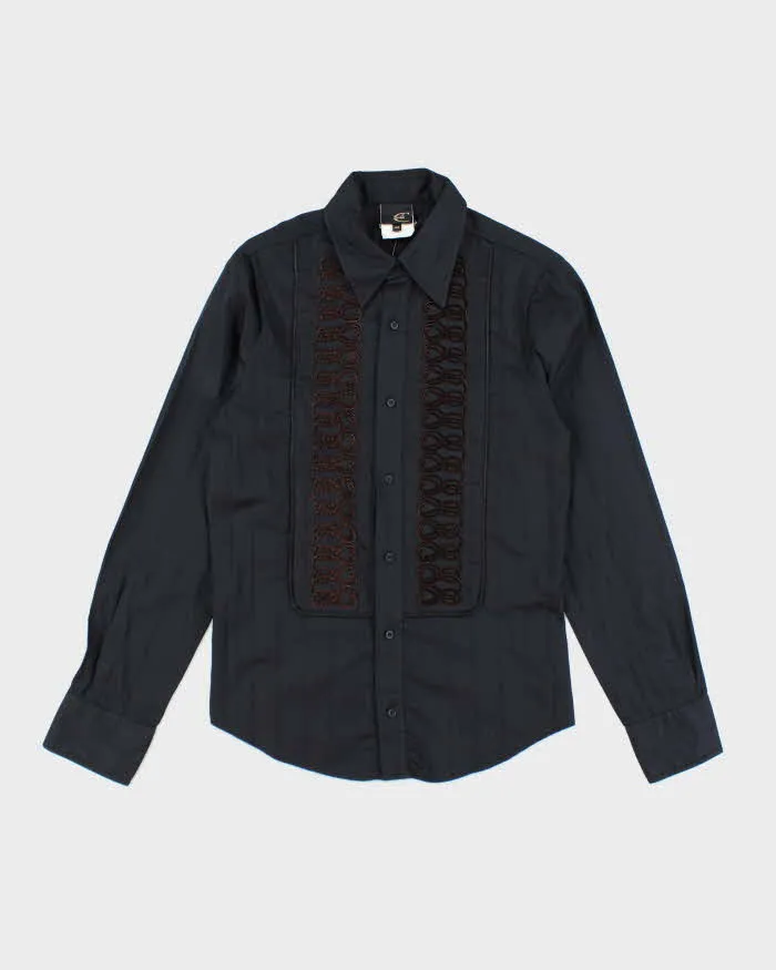 Vintage Y2K Just Cavalli Patterned Western Style Shirt - M sold by Rokit