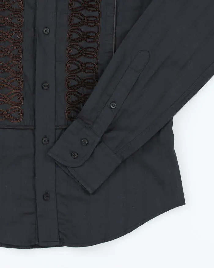 Vintage Y2K Just Cavalli Patterned Western Style Shirt - M sold by Rokit product image thumbnail 4