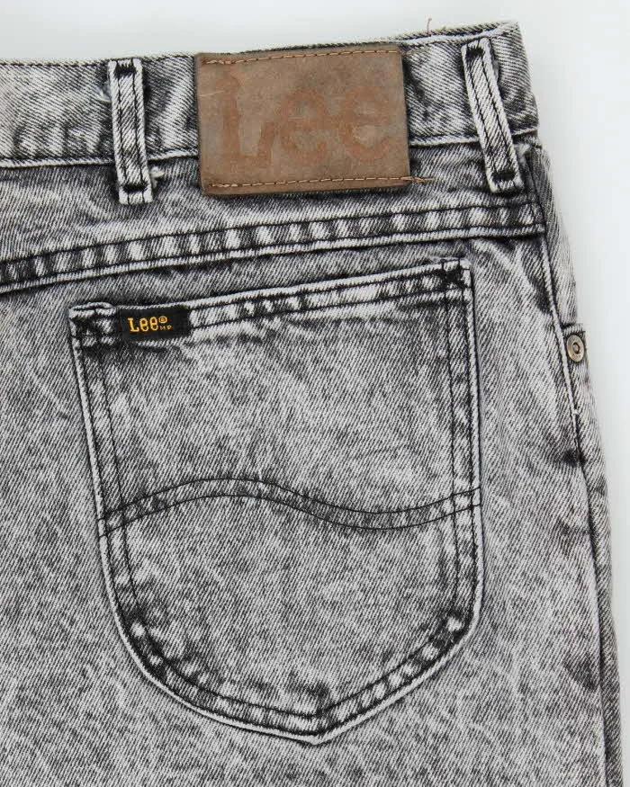 Vintage Lee Grey Acid Wash Relaxed Fit Jeans - W38 L26 sold by Rokit product image thumbnail 5