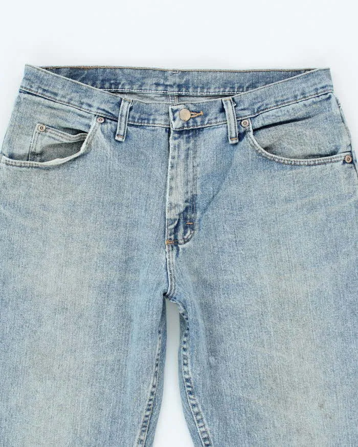 Vintage 90's Wrangler Faded Medium Wash Straight Leg Jeans - W30 L29 sold by Rokit product image thumbnail 3