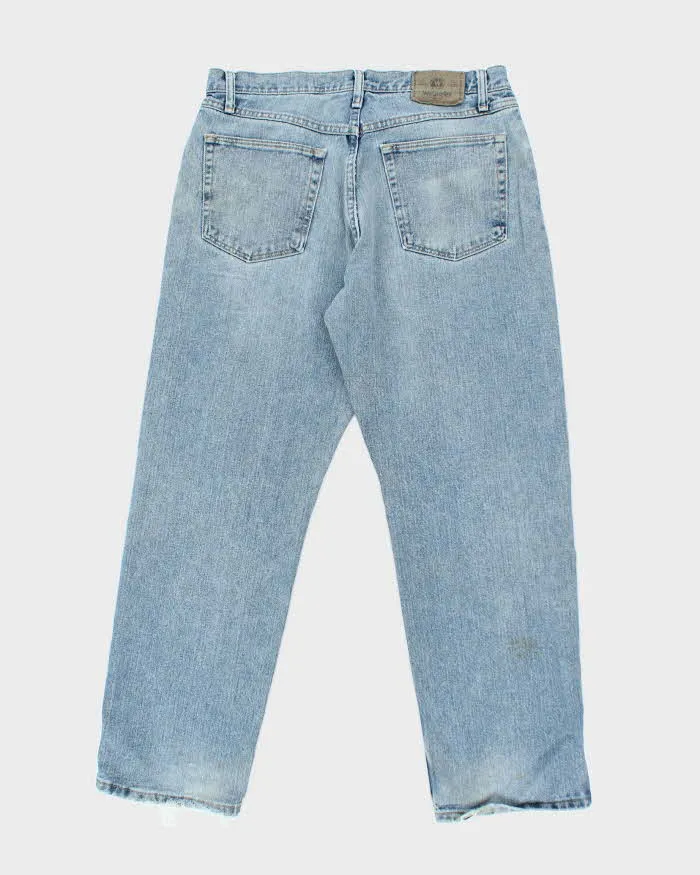 Vintage 90's Wrangler Faded Medium Wash Straight Leg Jeans - W30 L29 sold by Rokit product image thumbnail 2
