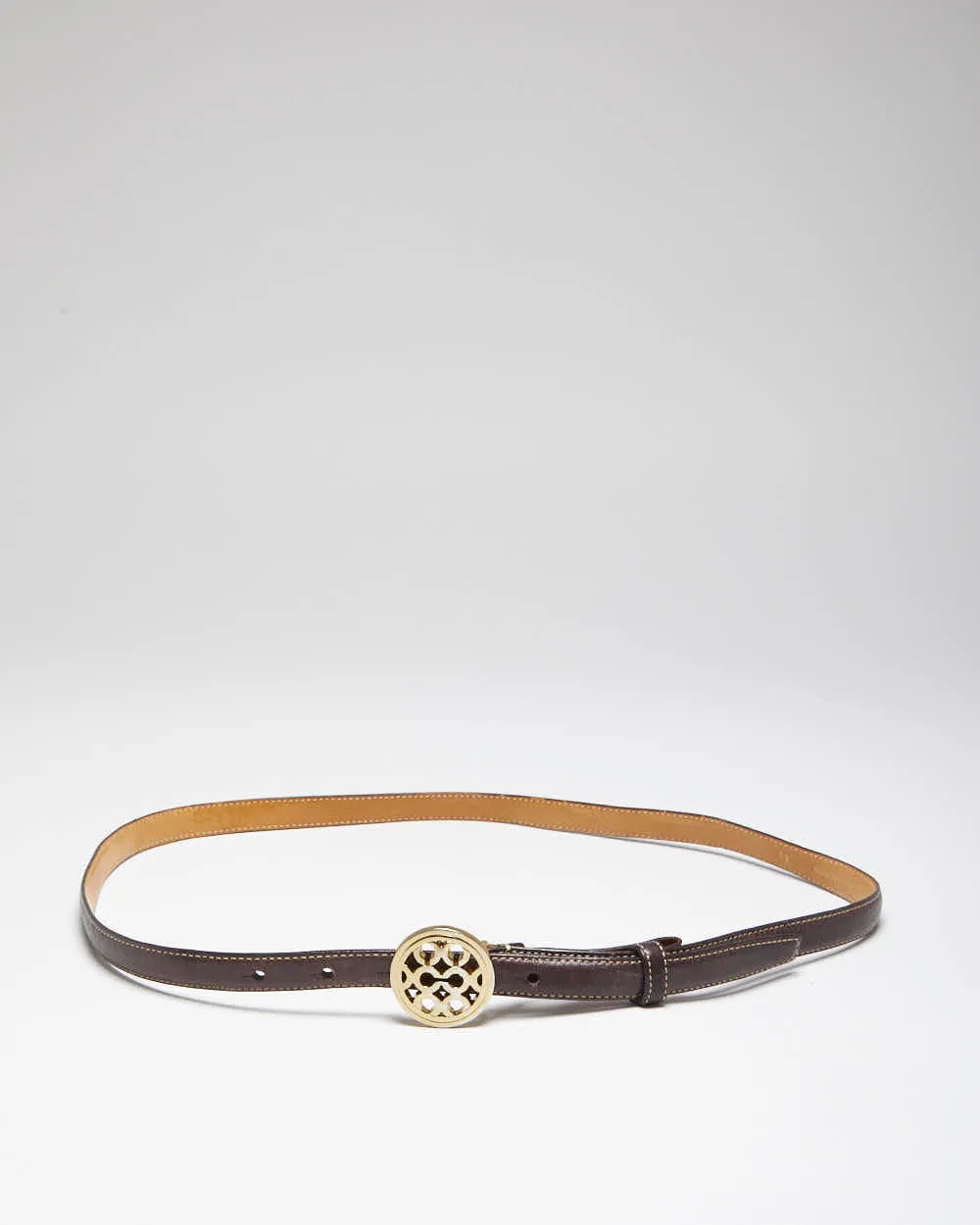 Vintage Y2k 00s Coach Skinny Leather Belt - W33-W37 sold by Rokit product image thumbnail 2