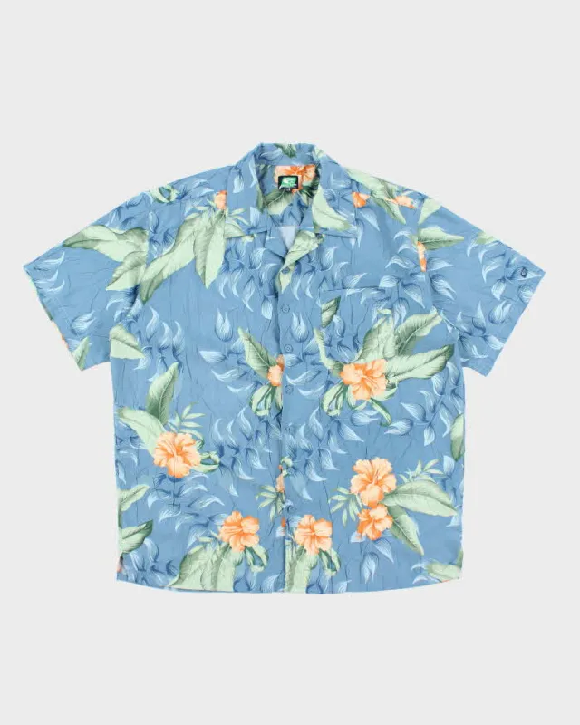 Vintage 2000's Point Zero Floral Oversized Hawaiian Shirt - M sold by Rokit