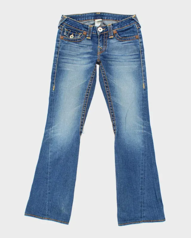 Vintage Y2k 00s True Religion Dark Wash Flared Jeans - W29 L33 made by True Religion