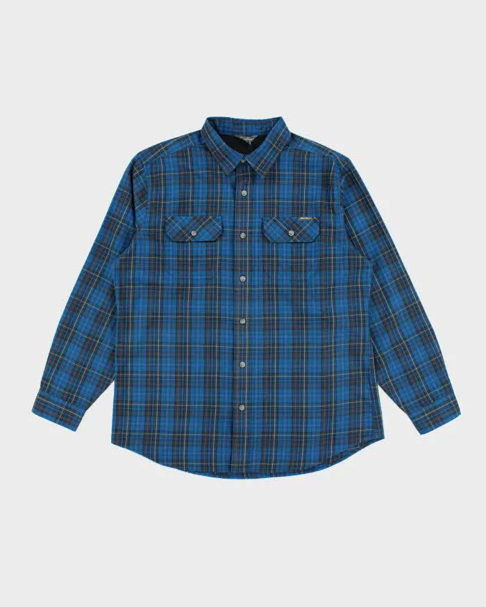 Vintage Eddie Bauer Lightweight Oversized Flannel Shirt - L sold by Rokit