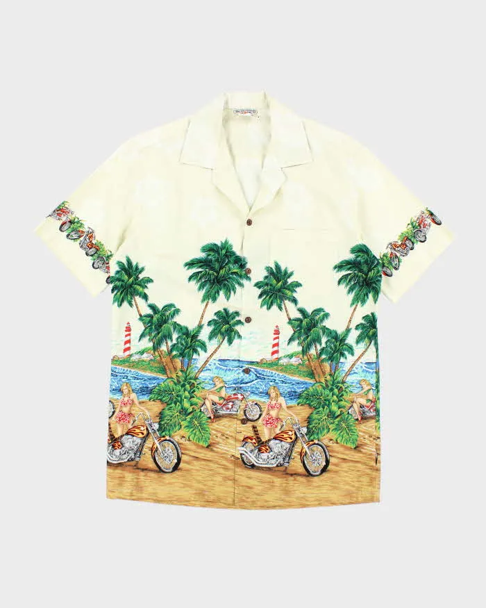 Vintage 90s Pacific Legend Hawaiian Shirt - M sold by Rokit