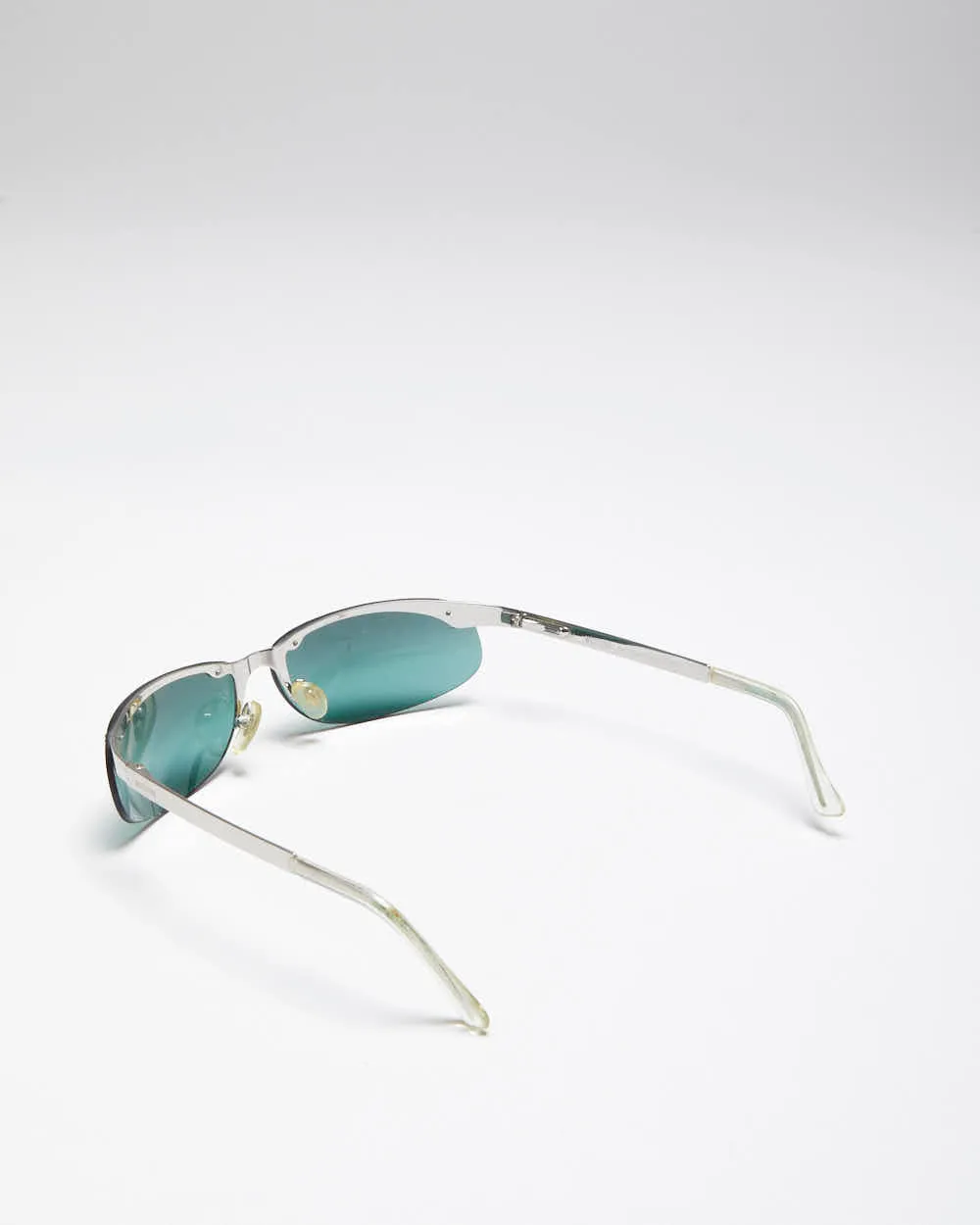 Vintage Moschino Small Frame Blue Lenses Sunglasses sold by Rokit product image thumbnail 2