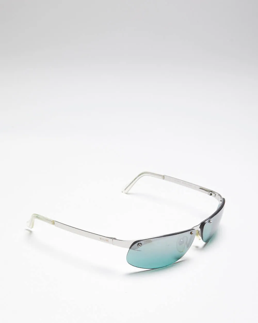 Vintage Moschino Small Frame Blue Lenses Sunglasses sold by Rokit