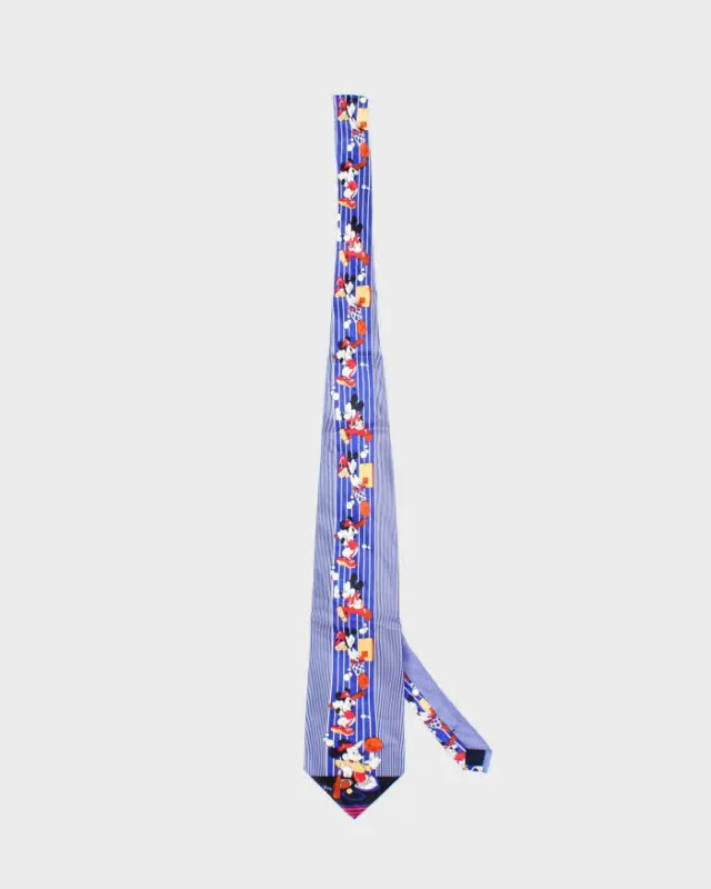 Vintage Mickey Mouse Silk Blend Tie sold by Rokit