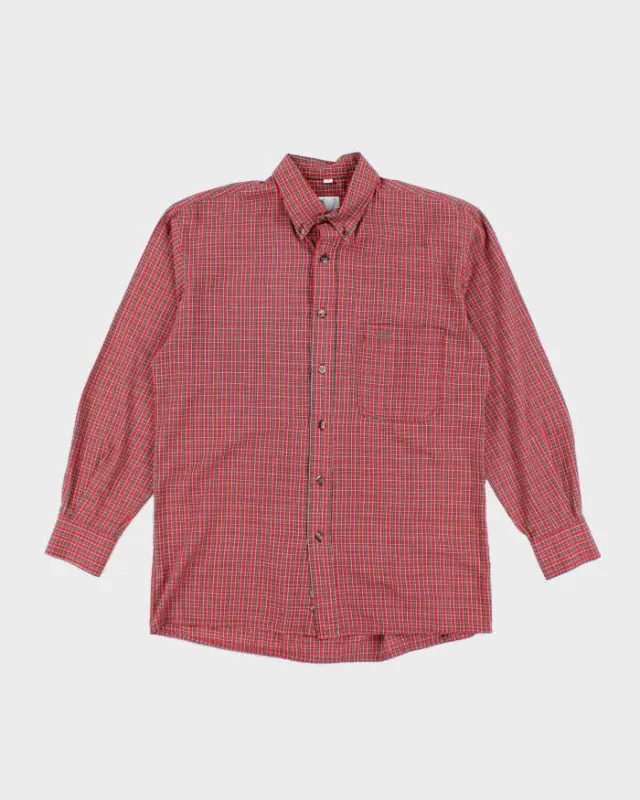 Vintage Valentino Red Check Shirt - M sold by Rokit
