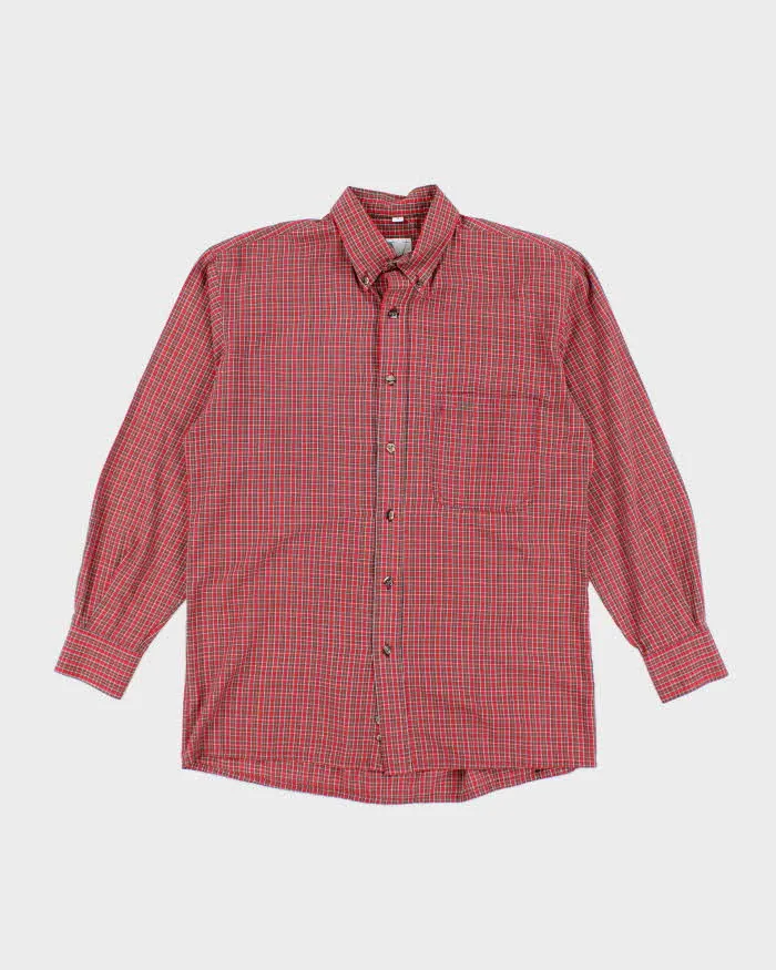 Vintage Valentino Red Check Shirt - M sold by Rokit