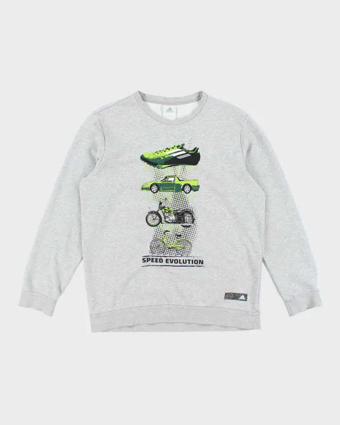 Vintage Adidas Predator Football Graphic Sweatshirt - XL sold by Rokit