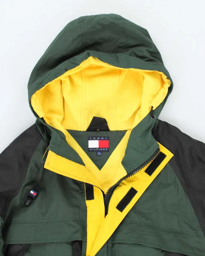 Vintage 90's Tommy Hilfiger Oversized Hooded Jacket - XL sold by Rokit product image thumbnail 3