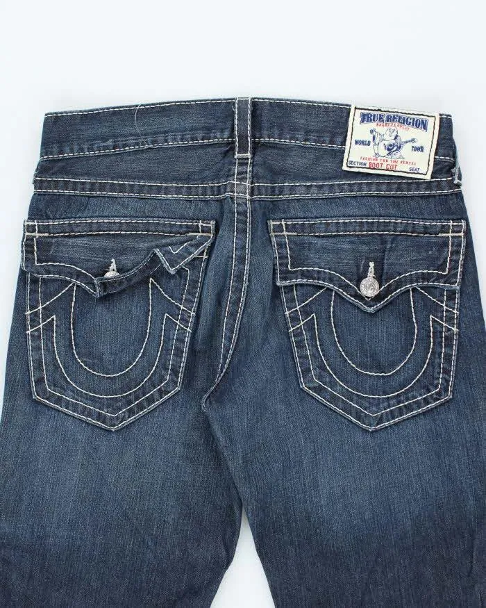 Vintage Y2k 00s True Religion Dark Wash Blue Jeans - W36 L32 sold by Rokit product image thumbnail 4