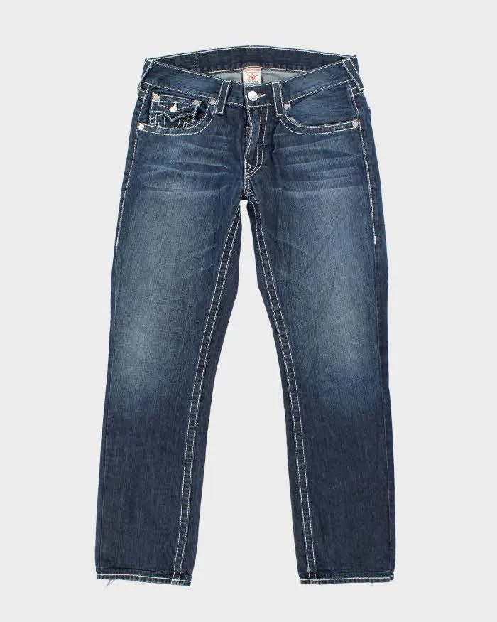 Vintage Y2k 00s True Religion Dark Wash Blue Jeans - W36 L32 sold by Rokit