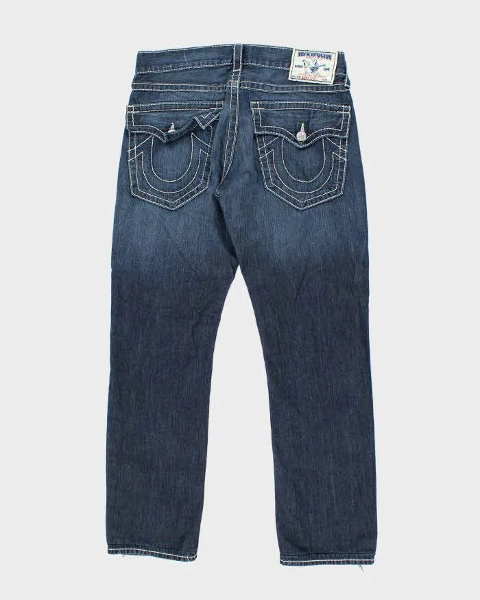 Vintage Y2k 00s True Religion Dark Wash Blue Jeans - W36 L32 sold by Rokit product image thumbnail 2
