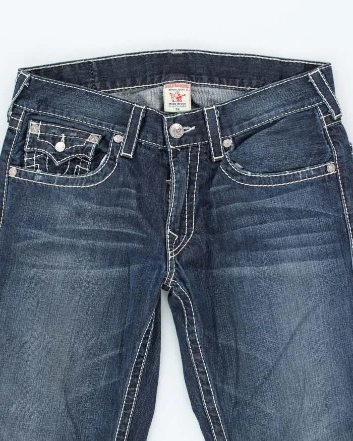 Vintage Y2k 00s True Religion Dark Wash Blue Jeans - W36 L32 sold by Rokit product image thumbnail 3