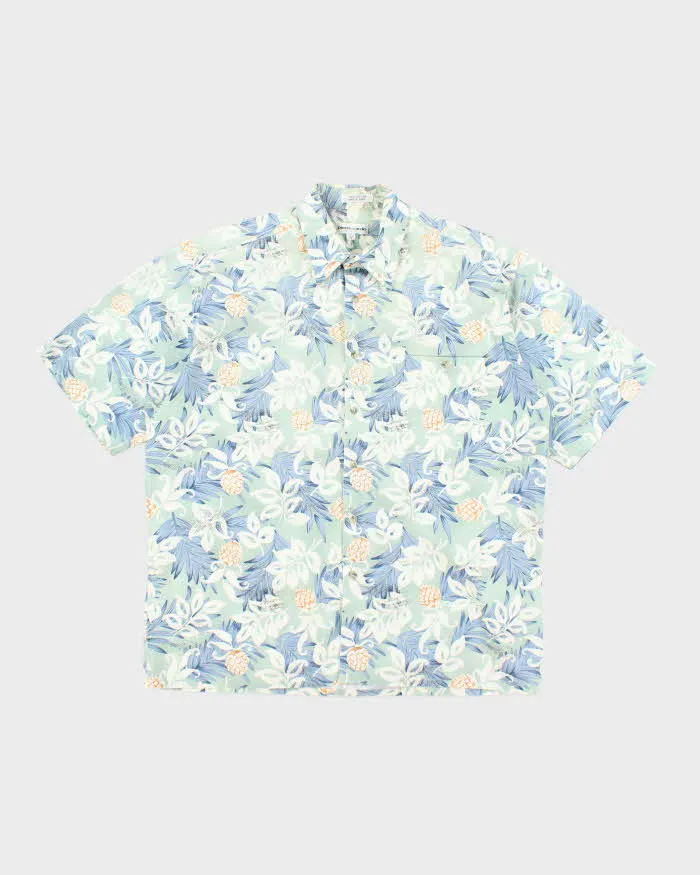 Vintage 2000's Pierre Cardin Floral Print Hawaiian Shirt - L sold by Rokit