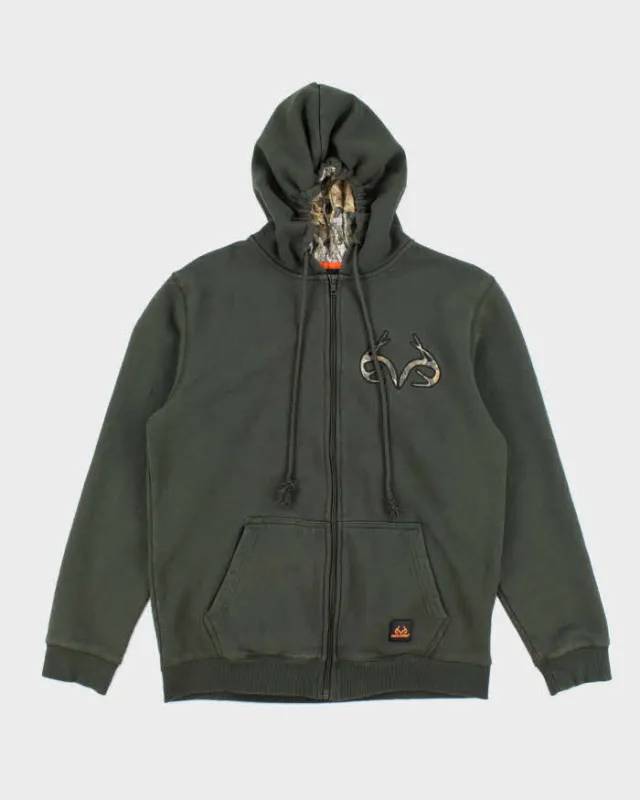 Vintage Y2K Real Tree Small Camo Logo Zip Up Hoodie - M sold by Rokit