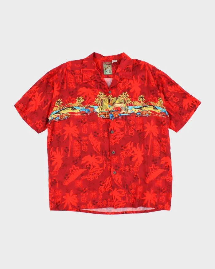 Vintage Pineapple Connection Oversized Hawaiian Shirt - M sold by Rokit