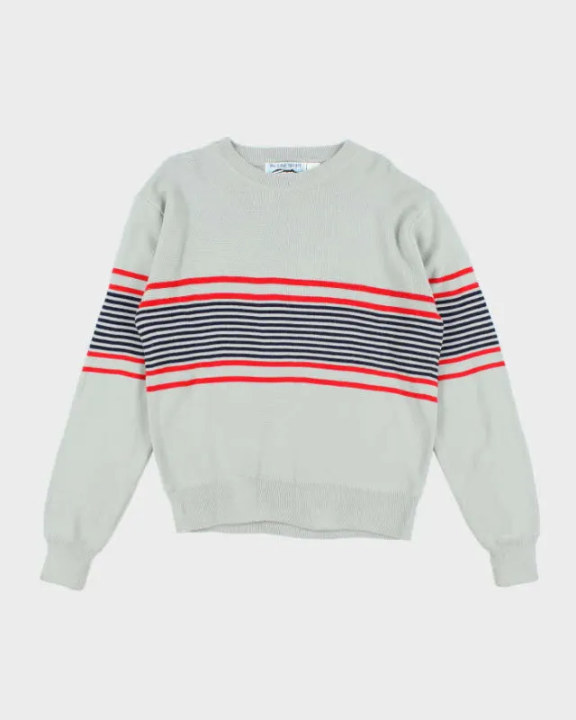 Vintage 90's Incline Sport Striped Long-sleeve Knit Jumper - L sold by Rokit