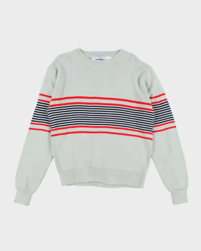 Vintage 90's Incline Sport Striped Long-sleeve Knit Jumper - L sold by Rokit