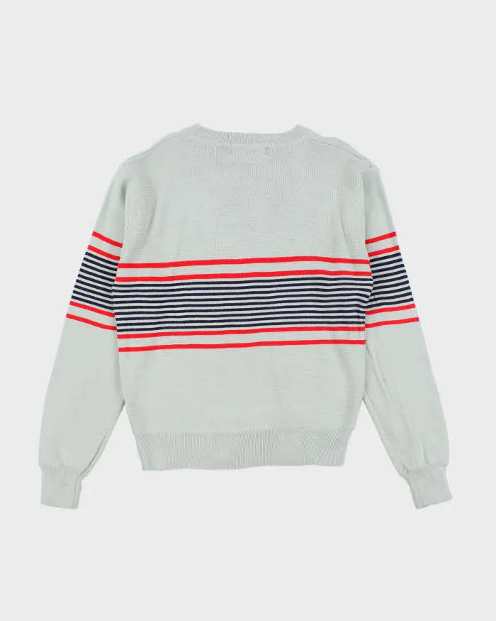Vintage 90's Incline Sport Striped Long-sleeve Knit Jumper - L sold by Rokit product image thumbnail 2